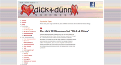 Desktop Screenshot of dick-und-duenn-nordwest.de